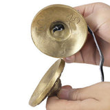 1 Pair Yoga Cymbal Bell Cymbals Brass Chimes Tibetan Tingsha Meditation Handcrafted Cymbal Bell Yoga Accessories Instrument