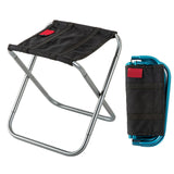 Outdoor Lightweight Aluminium Alloy Portable Folding Fishing Chair Picnic Camping Stool Collapsible Camping Chair Hiking Stool