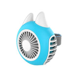2020 Summer Mini Fan Leafless Turbo Style Handheld USB Rechargeable Wearable Portable Desktop Fan with Rotating Dial Strap
