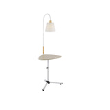 Modern lifting computer desk floor lamp living room study bedside table E27 LED 220V mobile coffee table small table floor lamp