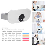 EMS Waist Massage Belt Abdominal Toning Slimming Belt Lower Back Massager Heating Shaping Pad Fat Burning Slimming Trainer