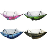 Y5JC 1-2 Person Portable Outdoor Hammock with Net Parachute Camping Hanging Sleeping Bed