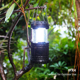 30LED Emergency Light Portable Lantern Tent Lamp Waterproof Camping Light Powered By 3*AA Battery  Working Lighting Flashlight