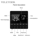 WiFi Smart Thermostat Touch Screen Electric Floor Heating Water/Gas Boiler Thermoregulator Smart Temperature Controller For Home
