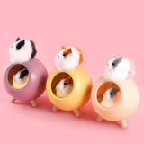 Touch LED Cute Little Pet House LED Rechargeable Atmosphere Night Light Portable Bluetooth Speaker Music Led Desk Table Lights