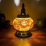 Newest Turkish mosaic table Lamp vintage art deco Handcrafted lamparas de mesa Glass romantic bed light lamparas con mosaicos