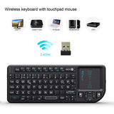Original Rii X1 Mini 2.4GHz Wireless Keyboard FR/RU/ES/US Air Mouse with TouchPad for Android TV Box/Mini PC/Laptop