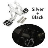 Silver Motorcycles Footrest Foot Pegs CNC Footpegs for Honda XADV750 XADV 750