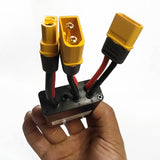 Universal 20V-72V20A Dual Battery Connection Adapter Switcher Module Increase Battery Capacity Ebike Battery Switcher Black
