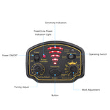 SMART SENSOR Metal Tester Underground Metal Detector Rechargeable Ground Nugget Detector Gold Digger Treasure Hunter