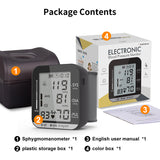 Medical Equipment Wrist Blood Pressure Monitor LCD Automatic Digital Heart Rate Pulse Portable Equipment Sphygmomanometer
