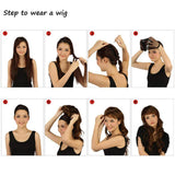 Women's Short Hair Oblique Bangs High Temperature Silk Chemical Fiber Headgear