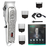VGR Rechargeable Hair Clipper Electric Beard Hair Trimmer For Men Cordless Barber Adjustable Hair Cutting Machine