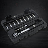 Dropship-1/4Inch 2-14Nm Torque Wrench Set Bicycle Repair Tools Kit Ratchet Machanical Torque Spanner Manual Torque Wrench