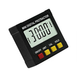 Digital Level Angle Gauge Angle Finder Protractor Inclinometer Level Box with Magnet Rotatable Backlit Display Data Hold