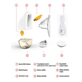 Electric Wearable Breast Pump Hand Free Portable Wearing in Bra Hidden Style for Mother Working Baby Breastfeeding Squeeze Artif