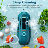 Capsule Fruit Vegetable Washing Machine Protable Wireless Fruit Food Purifier Household Food Cleaner Machine Vegetable Machine
