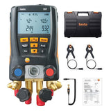 Testo 557 Refrigeration Pressure Gauge igital Manifold HVAC Gauge System Kit Meter Vacuum Pressure Manometer Air-Conditioning