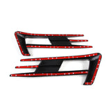 Front bar decorative frame (piano painted surface) 2pcs Fit For V-W Golf MK7  5GG853000 5G0853211E 5G0853666 5G0 853 666 B