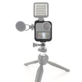 Protective Cage Housing for Gopro Max Quick Release Metal Frame Shell Case Cold Shoe 1/4 Mount 360 Panoramic Accessories