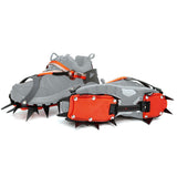 Winter Ice Cleats Crampons Ice Cleats Snow Hiking Ice Walking 12 Spikes Winter Outdoor Snowshoes Grip