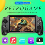 POWKIDDY X21 7inch Handheld Game Player Console Built-In3000 Video Games Linux Portable Retro Classic Handheld Dual Game Player