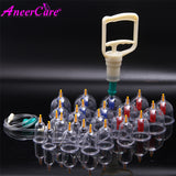 12-24set Health Care Chinese Medical Vacuum Cupping Cups Suction Cans Body Massage Jar Set Suction Therapy Anti Cellulite