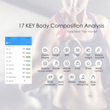 Weight Scale Body Fat BMI Smart Electronic LED Bathroom Healthy Composition Analyzer With Smartphone App Bluetooth Floor Scale