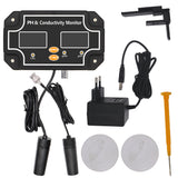 2 in 1 Digital PH EC Meter Water Quality Tester PH/EC-2681 Professional Waterproof Monitoring Double Display Tester 40%off