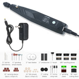 Cordless Rotary Tool Kit Multi-Functional Electric Grinder Mini Portable Rechargeable Cordless Electric Grinding Polishing Kit