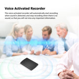 16G Mini Voice Recorder 192 Hours Recording Capacity MP3 Ultra-thin Voice Activated Recorder for Meeting Work Lecture Interview