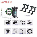 HEMAN Reptiles Fogger Mist Sprinkler Rainforest Tank Pet Humidification Cooling system Reptile Pet Terrarium Misting System