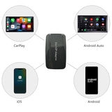 Wired CARPLAY to wireless CARPALY supports Android Auto Android iPhone with the same screen，original car radio can be mixed