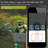 Intelligent Tuya APP BT Water Timer Rain Delay Programmable Irrigation Timer with Automatic and Manual Watering Hub Required