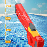 Automatic Electric Water Gun Children Outdoor Beach Games Pool Summer Toys High Pressure Large Capacity Water Guns For Adult