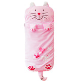 Children Thermal Keep Warm Sleeping Bag Comfortable Cotton Envelope Backpacking Washable Sleeping Quilt Outdoor Travel Blanket