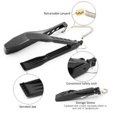 Fish Gripper with Lanyard Storage Sleeve Fishing Clamp Controller Grabber fishing accessories