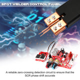 Spot Welding Machine DIY Controller Panel Time and Current Control Function with Digital Display with Pedal