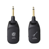 Wireless Guitar System Built-in Rechargeable 4 Channels Wireless Guitar Transmitter Receiver for Electric Guitar Bass