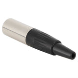1 Pair Pure Copper Casing Pins 3 Core MINI XLR Connector DIY Audio Cable Welding Plug for wires up to 3.2mm in diameter