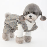 Dog Overalls Jumpsuit Spring Summer Dog Clothes Pants Yorkshire Shih Tzu maltese Pomeranian Poodle Bichon Schnauzer Clothing