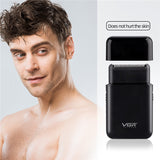 Ultra-thin Mini Men's Electric Shaver Beard Trimmer Cordless Rechargeable Haircut Shaveing Machine Blade Waterproof Razor 50