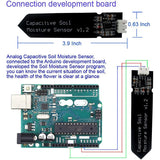 Capacitive Soil Moisture Sensor Corrosion Resistant for Arduino Moisture Detection Garden Watering DIY Electronic for Raspberry