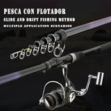 Float fishing 3# rocky fishing rod 2.7m 3.6m 3.9m 4.5m 5.4m large guide ring spinning remote throw fishing rod carp fishing