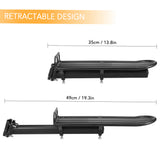 Retractable Aluminum Alloy MTB Bike Mount Bicycle Rear Seat Post Rack Bicycle Pannier Luggage Cargo Carrier Rack Bike Accessory