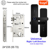 RAYKUBE X5 Biometric Fingerprint Security Intelligent Tuya Smart WiFi Password Electronic Door Lock To Open The Door Remotely
