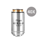 Microscope Achromatic Objective Lens INFINITY PLAN DIN 4X 10X 20X 40X 100X  For Biological Microscope High Definition