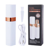 USB Rechargeable Electric Hair Removal Lipstick Shape Female Facial Epilator Remover Painless Safety Women Full Body Hair Shaver