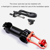 Bicycle Computer Holder Set Bike Camera Mount Out Front Bike Stem Extension Support Holder For Outdoor Cycling Accessories