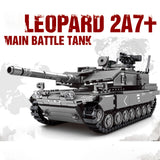 Germany World War 2 II Military Army War Series Building Blocks Main Battle Weapon 2a7 Tank Arms Figures Bricks Model Kids Toys